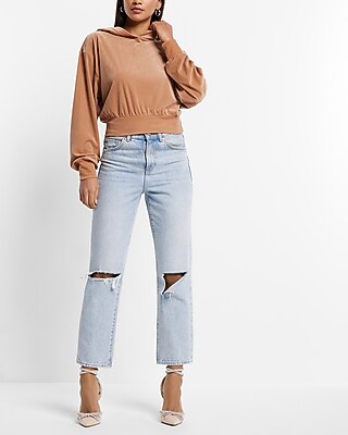 Velvet Banded Bottom Hoodie - image 2