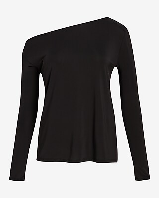 EX ED LS OTS SHEEN TEE:PITCH BLACK:XS