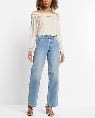 Off The Shoulder Dolman Sleeve Ruched Overlay Top