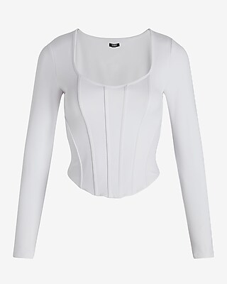 Body Contour High Compression Long Sleeve Corset Top