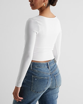 Body Contour High Compression Long Sleeve Corset Top