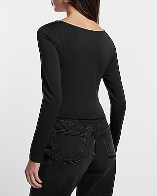 Body Contour High Compression Long Sleeve Corset Top