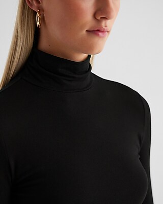 Supersoft Fitted Turtleneck Long Sleeve Bodysuit - image 2