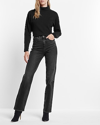 Mock Neck Dolman Sleeve Fleece Sweatshirt