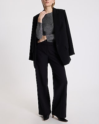 Fitted Shine Crew Neck Long Sleeve Bodysuit