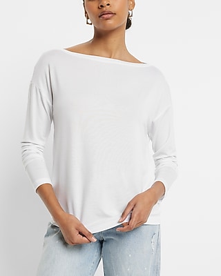 EX LS RELAXED TAILORED TEE:PITCH BLACK:XS