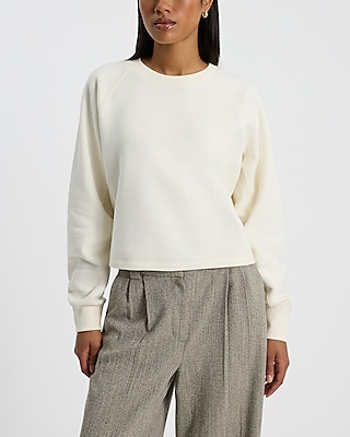 Boxy Fleece Crew Neck Sweatshirt