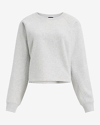 Boxy Fleece Crew Neck Sweatshirt