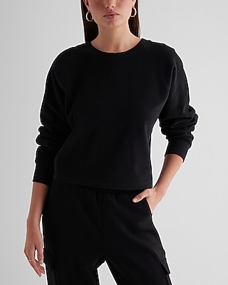 Boxy Fleece Crew Neck Sweatshirt