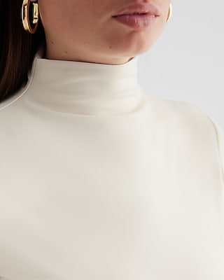 Body Contour High Compression Mock Neck Long Sleeve Bodysuit