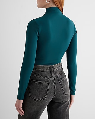 Body Contour High Compression Mock Neck Long Sleeve Bodysuit