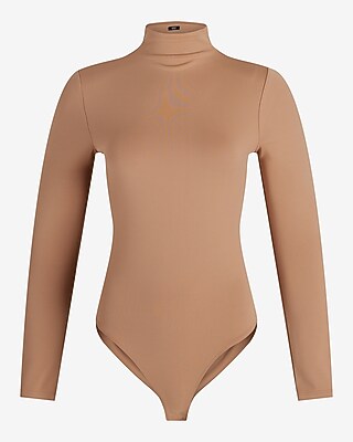 Body Contour High Compression Mock Neck Long Sleeve Bodysuit