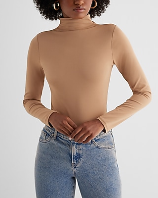 Body Contour High Compression Mock Neck Long Sleeve Bodysuit