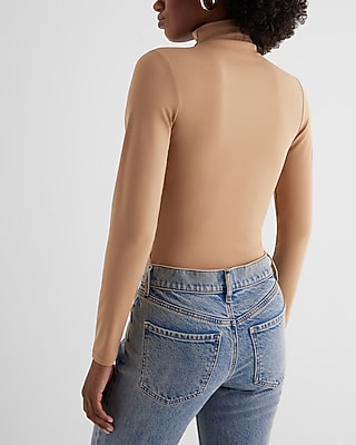 Body Contour High Compression Mock Neck Long Sleeve Bodysuit