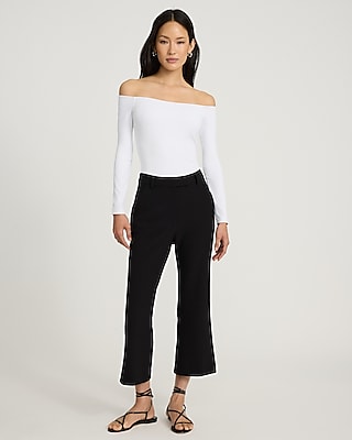 Body Contour High Compression Off The Shoulder Bodysuit