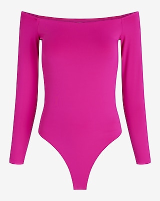Body Contour High Compression Off The Shoulder Bodysuit