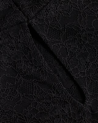 EX LS LACE MOCK NK BDYST 8610906:BERRY BON BON:M