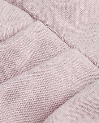 Skimming Puff Sleeve Fleece Hoodie