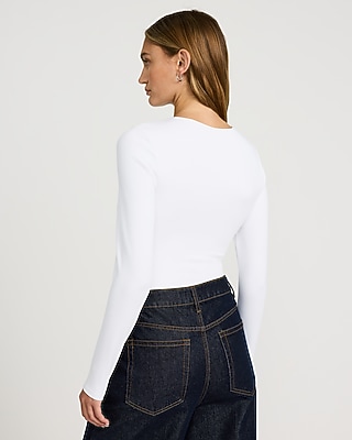 Body Contour High Compression Crew Neck Long Sleeve Bodysuit