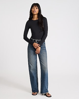 Body Contour High Compression Crew Neck Long Sleeve Bodysuit