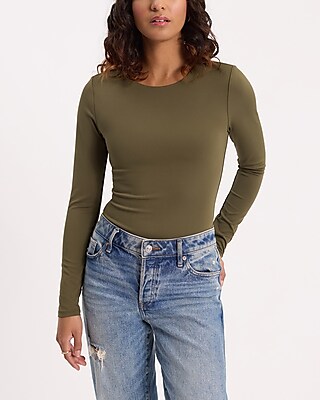 Body Contour High Compression Crew Neck Long Sleeve Bodysuit