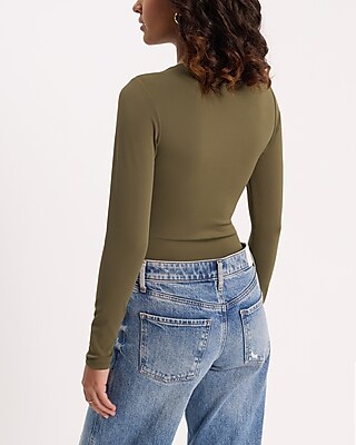 Body Contour High Compression Crew Neck Long Sleeve Bodysuit