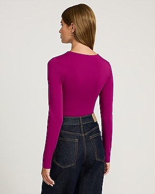 Body Contour High Compression Crew Neck Long Sleeve Bodysuit