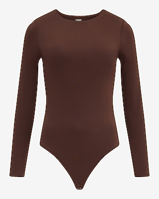 Body Contour High Compression Crew Neck Long Sleeve Bodysuit - image 4