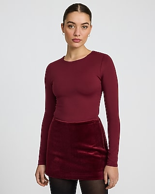 Body Contour High Compression Crew Neck Long Sleeve Bodysuit - thumbnail 5