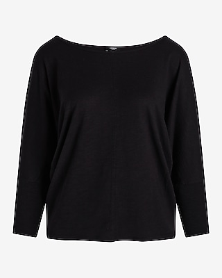Skimming Crew Neck Dolman Sleeve Tee