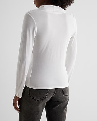 EX LS COTTON SURPLICE TEE 8611017:PITCH BLACK:XL