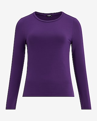 Supersoft Fitted Crew Neck Long Sleeve Tee