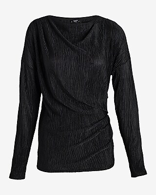 トップス Theredthread S loop drape tops THEREDTHREAD / ザレッドスレッド】S loop drape tops