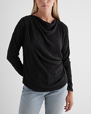BRIEFING WOMENS MONOGRAM HIGH NECK　ブラック Yuri Mock-Neck Top | GUESS