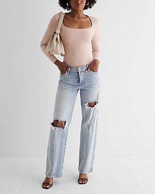 Body Contour High Compression Scoop Neck Long Sleeve Bodysuit