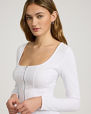 Striped Quarter Zip Sweater | Express