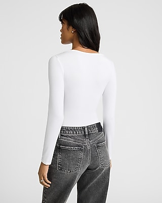 Supersoft Fitted Boat Neck Long Sleeve Tee