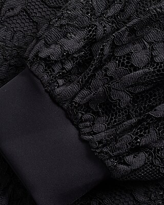 Lace Crew Neck Sweatshirt