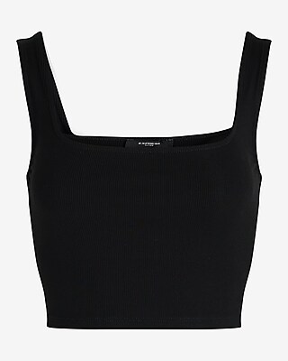 Ribbed Shrug and Square Neck Cropped Tank