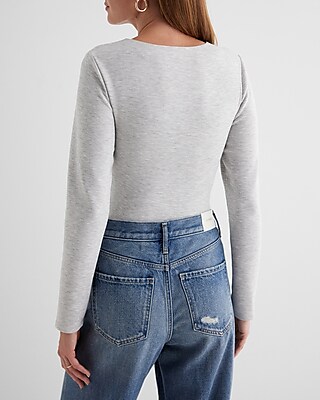 Body Contour Luxe Lounge Crew Neck Long Sleeve Bodysuit