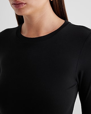 Supersoft Fitted Crew Neck Long Sleeve Bodysuit