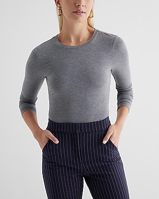 Supersoft Fitted Crew Neck Long Sleeve Bodysuit