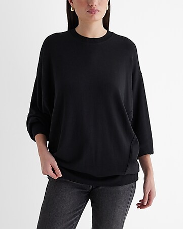 Women's Black Sweatshirts - Express Women's Black Sweatshirts - Express