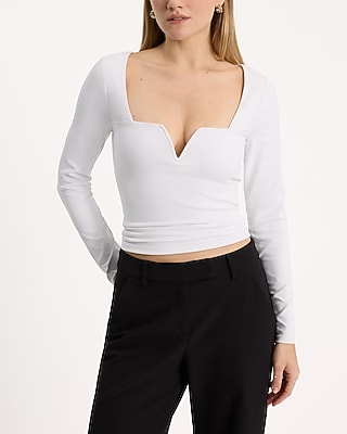 Body Contour V-Wire High Compression Long Sleeve Tee - thumbnail 9