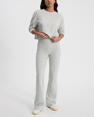 Relaxed Crew Neck Long Sleeve Tee - image 3