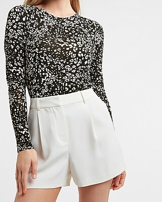 express leopard print blouse