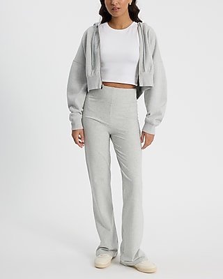 Relaxed Zip Up Cropped Hoodie