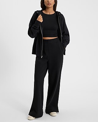 Relaxed Zip Up Hoodie | Express