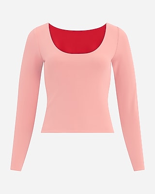Body Contour High Compression Reversible Scoop Neck Tee