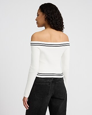 トップス Leinwand Stripe Race Top SSYS Landon Color Block Stripe Rugby Top In Mocha Navy